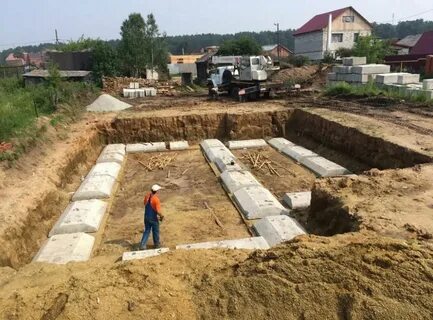Фундамент для дома из камышита