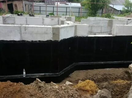 Стыковка старого и нового фундамента деформационным швом
