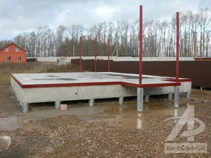 Фундамент для дома из блоков с утеплителем внутри